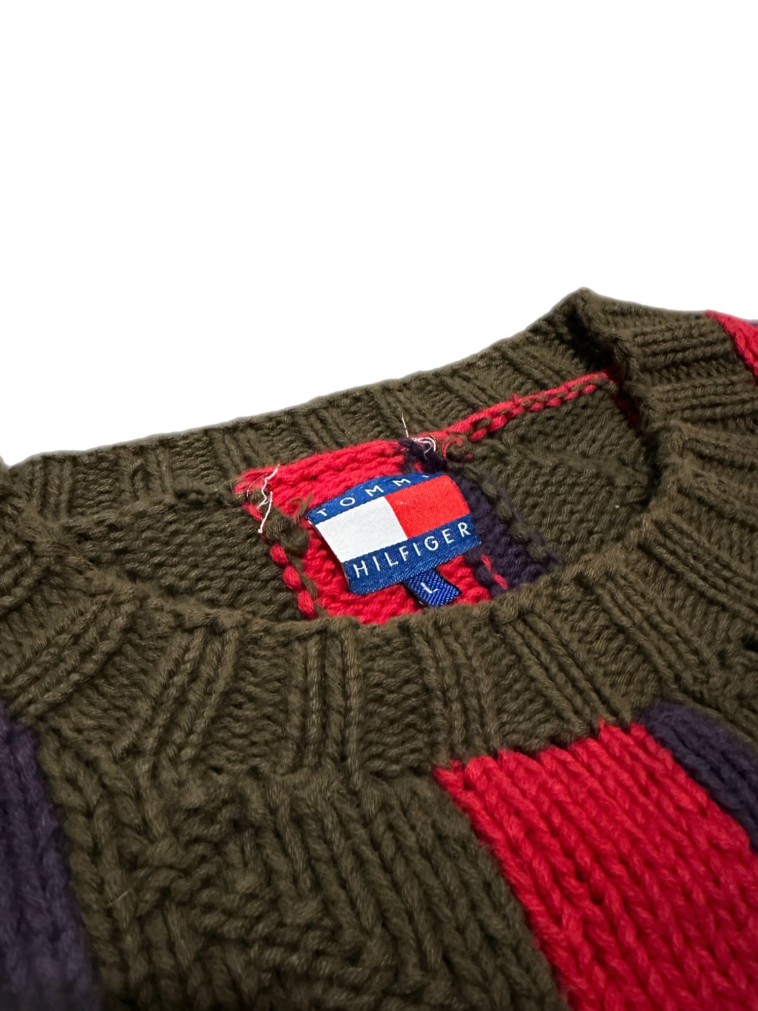 Tommy Hilfiger Verticle Striped Sweater