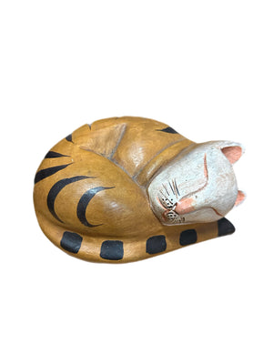 Napping Cat Decor