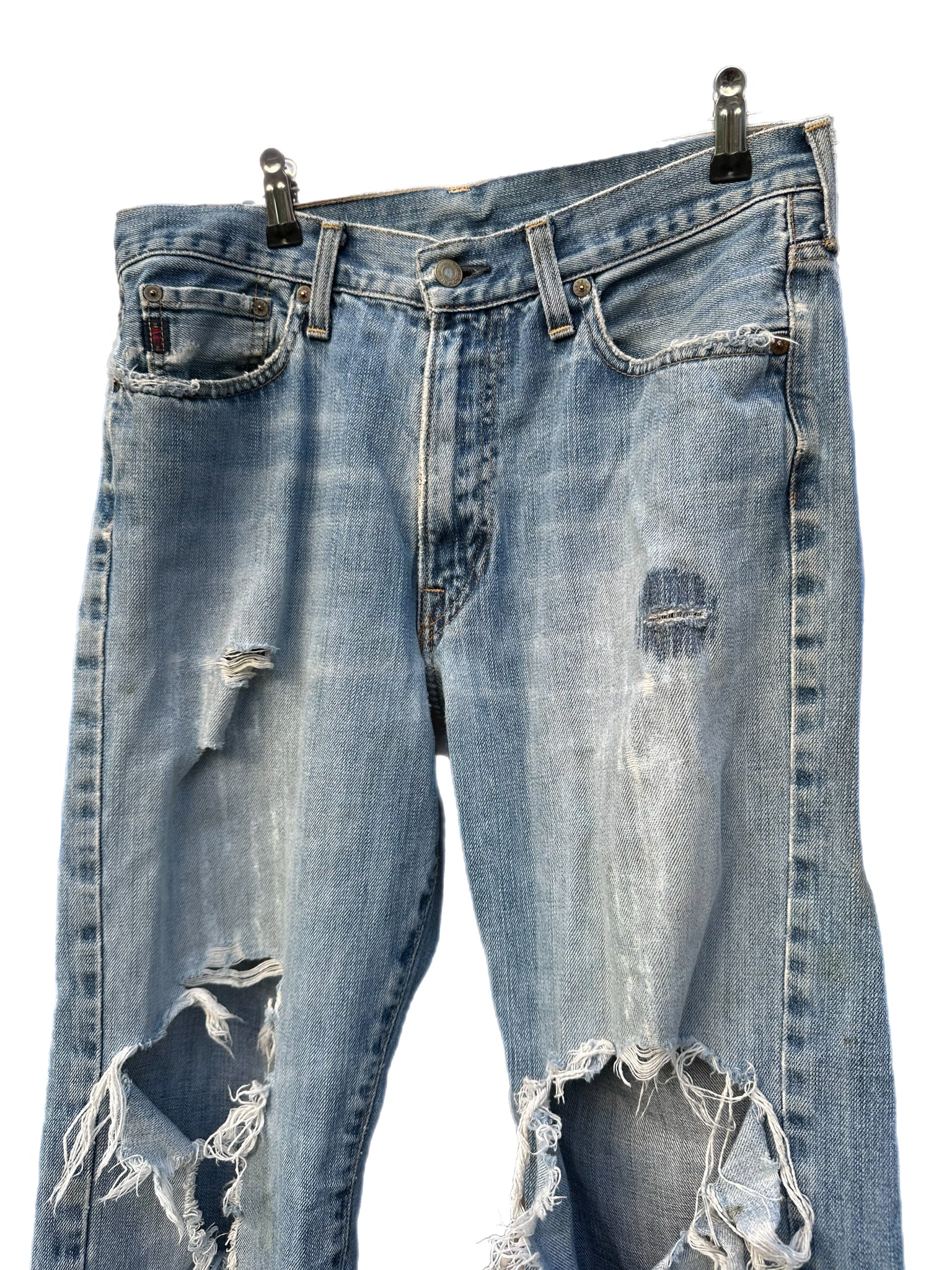 Abercrombie Ripped Y2K jeans