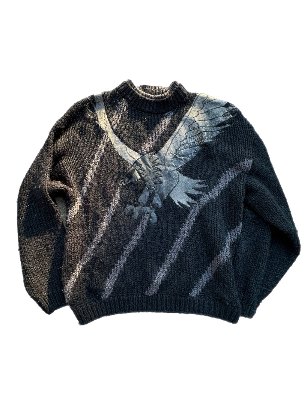 Leather Eagle Sweater