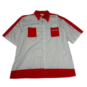 Split Short Sleeve Button Up Shirt