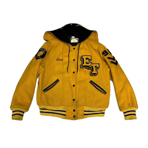 Vintage 80’s Yellow and black varsity jacket