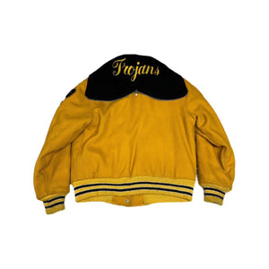 Vintage 80’s Yellow and black varsity jacket