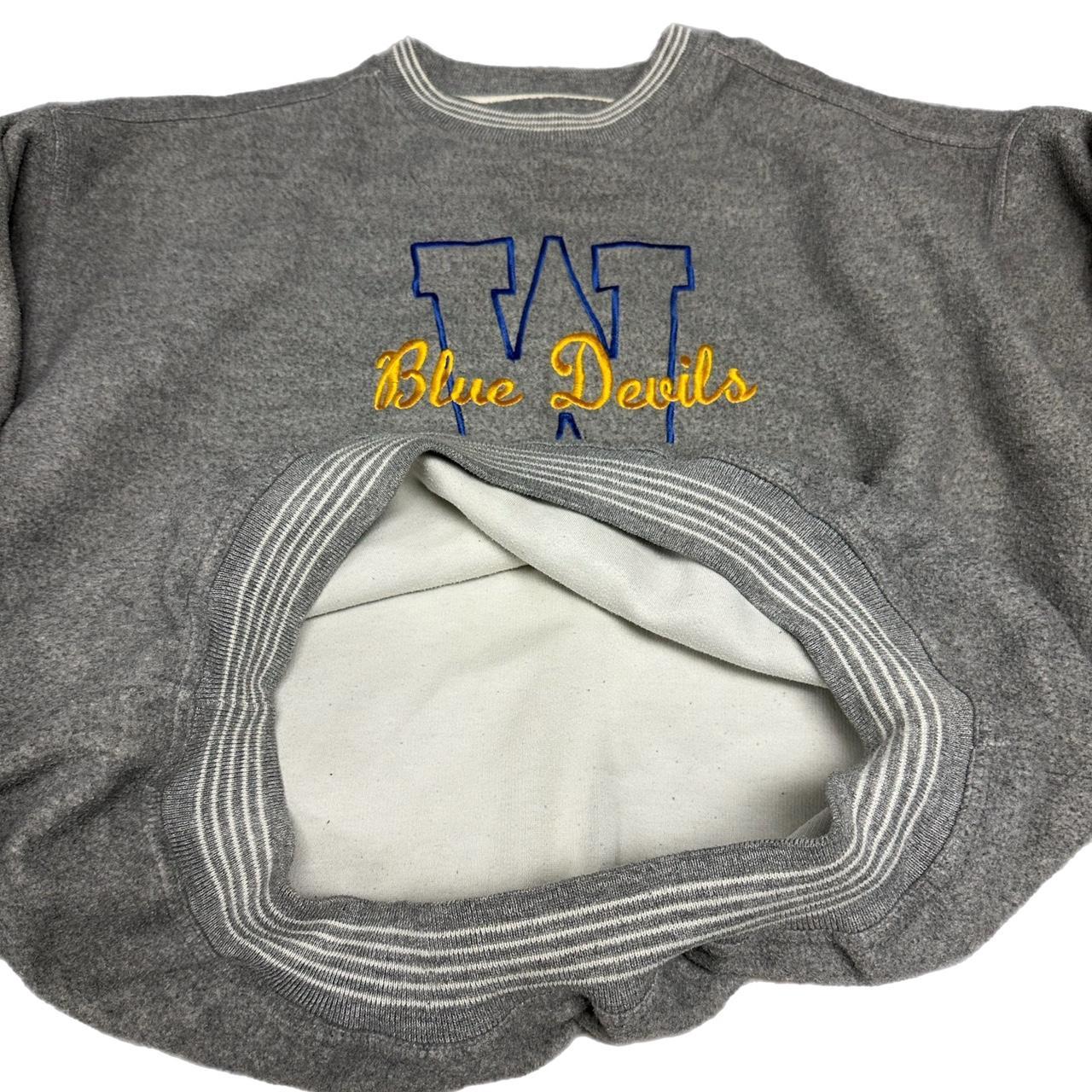 Warren Blue Devils Grey Crewneck Sweater