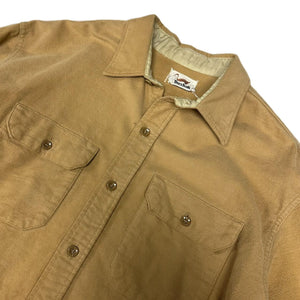 Duck Suede button up long sleeve